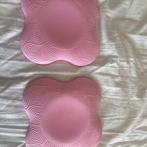 Pink Floral Textured Placemats